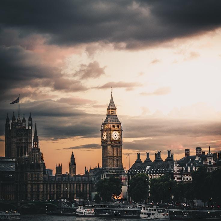 Sunset outdoors in United Kingdom